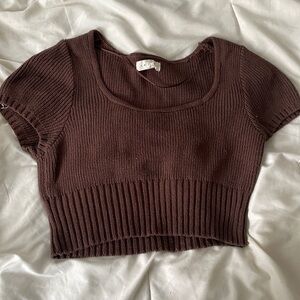 L.A. Hearts ribbed crop top